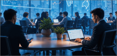 modern-business-meeting-with-global-data-visualization